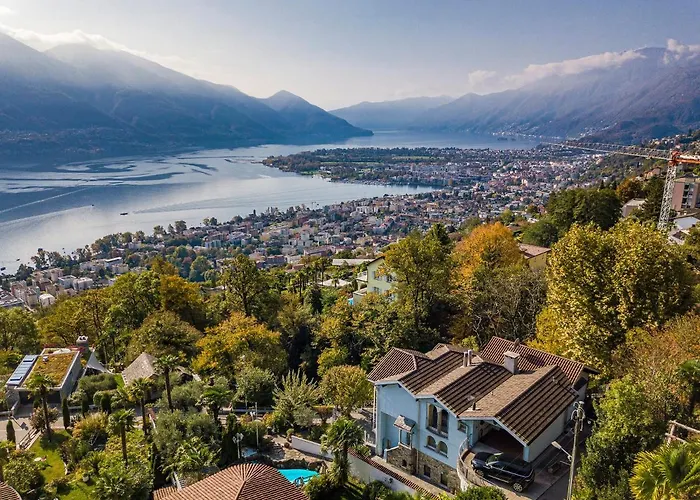 Casa Alma Grotto Daire Brione sopra Minusio